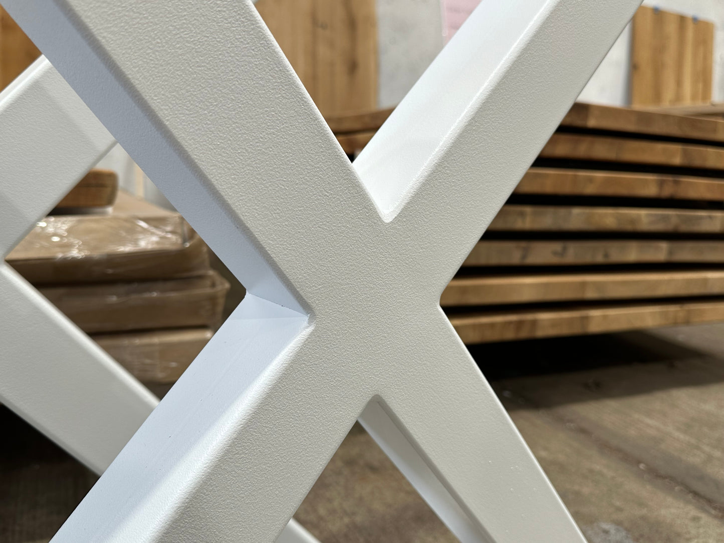 Tischbeine X - Form |