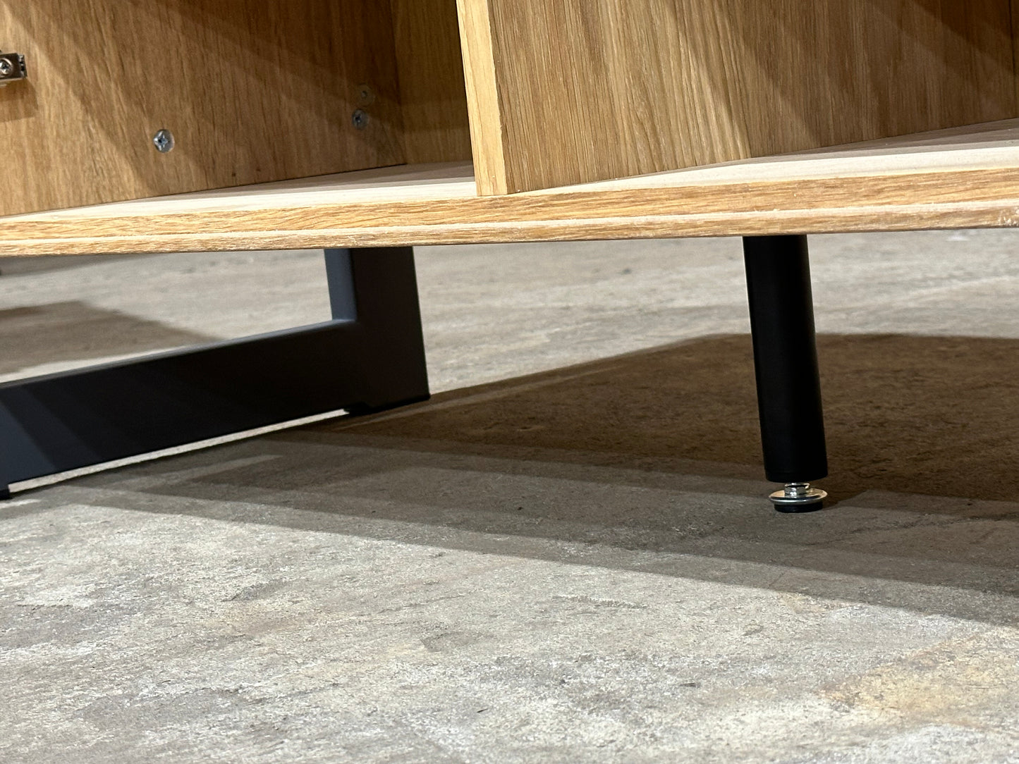 TV Lowboard Eiche Massiv Holz TV Kommode Soft Close