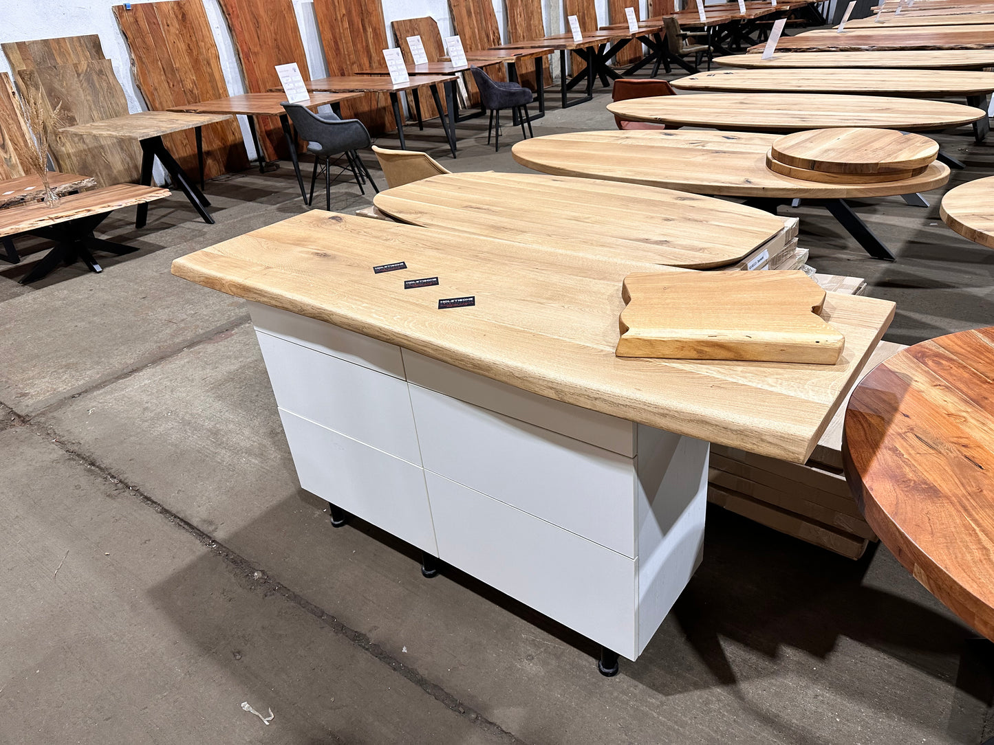 ARBEITSPLATTEN FÜR KÜCHE | BÜRO NACH MASS | Eiche VOLLMASSIV 4cm dicke