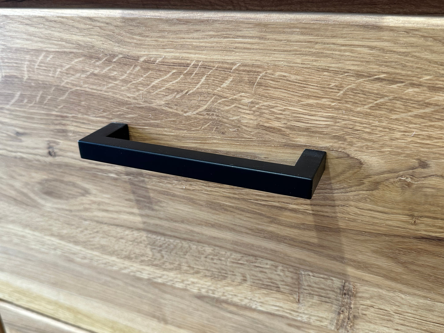 Highboard Massiv Holz Eiche Soft Close
