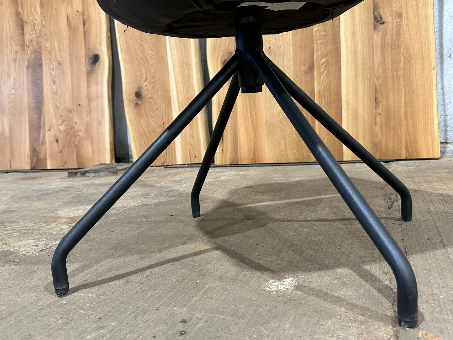 Armlehnen Drehbarstuhl „Hamburg“ | Kunstleder in Grau