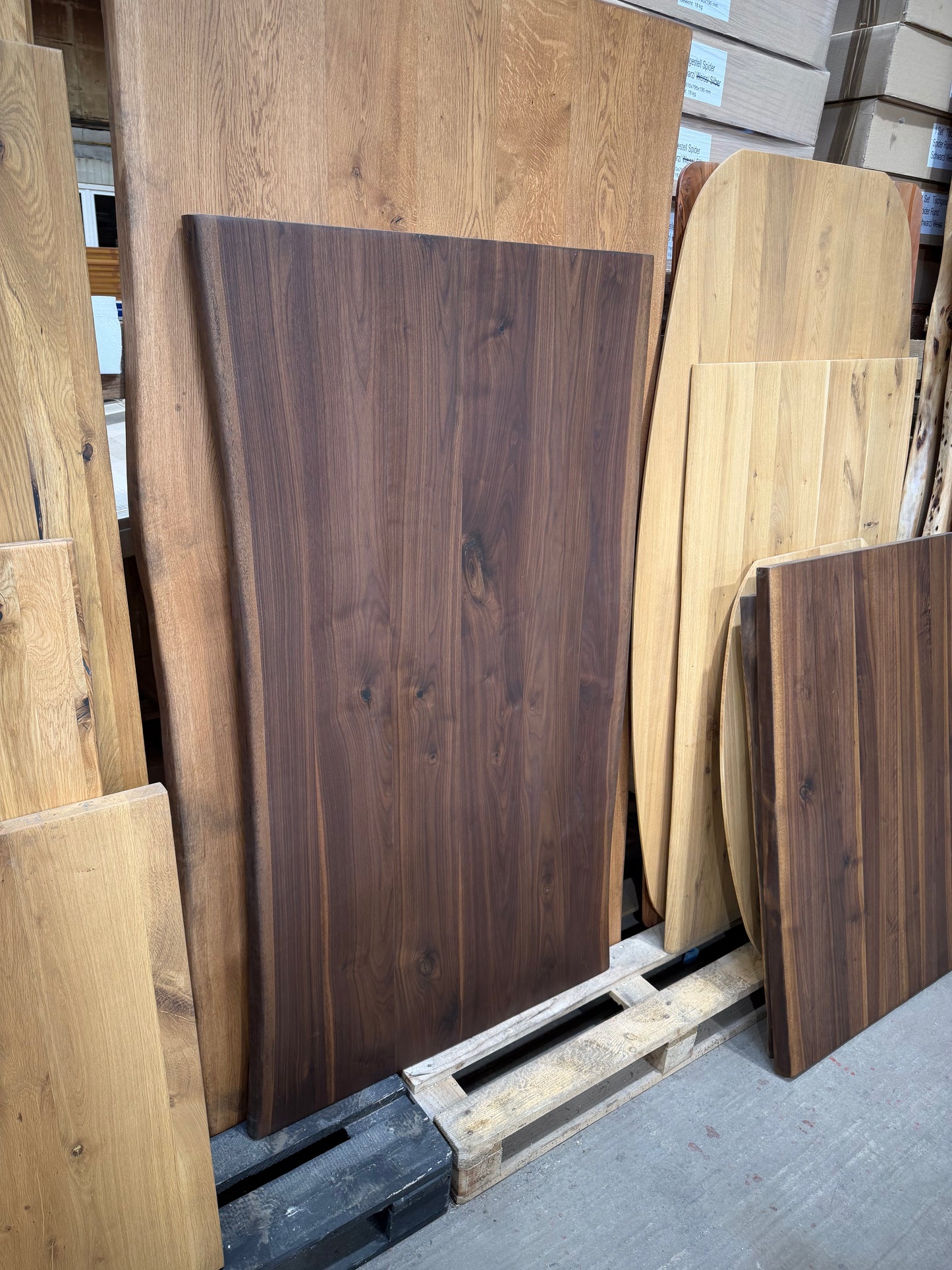 Tischplatte Nussbaum 160x ca. 90cm ohne Gestell