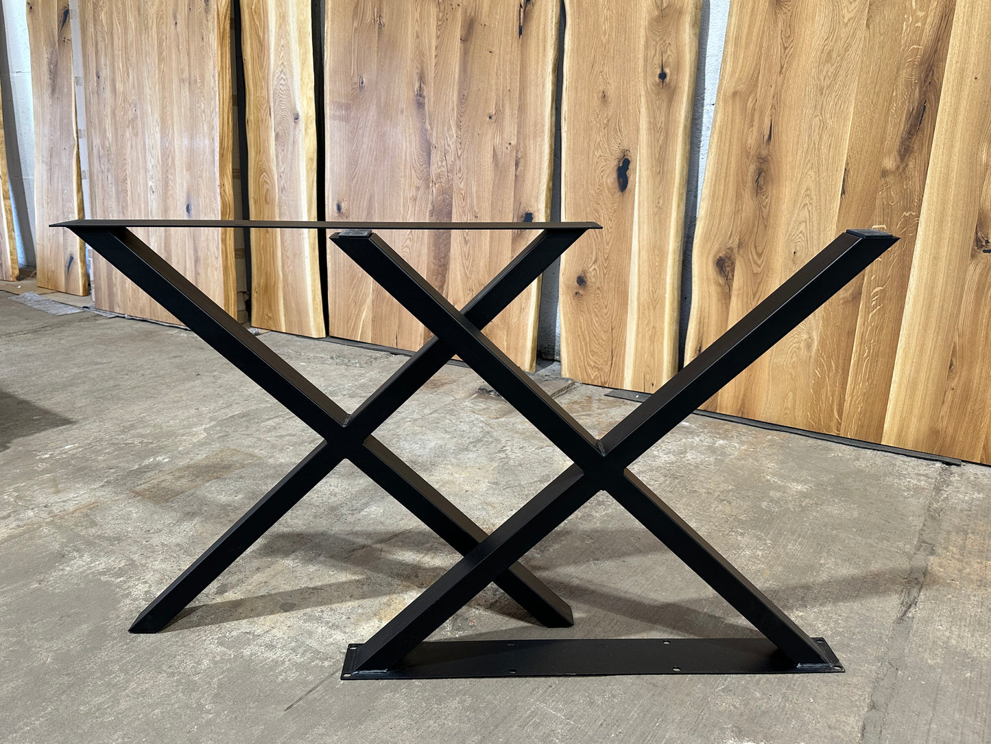 Tischbeine X - Form |