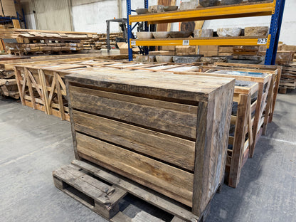 Kommode aus massiver Alteiche – 120 × 51 × 82 cm