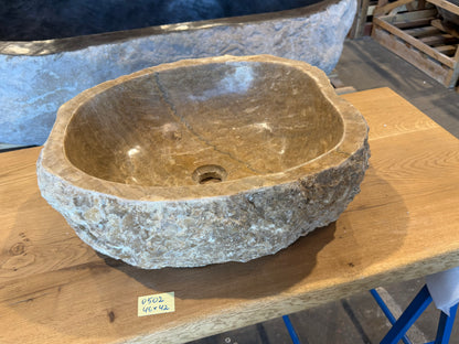 40 - 50cm Waschbecken aus Onyx – Ein echtes Unikat