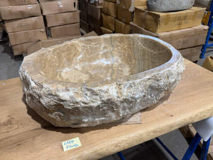 50-55cm Waschbecken aus Onyx – Ein echtes Unikat