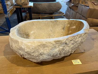 55-65cm Waschbecken aus Onyx – Ein echtes Unikat