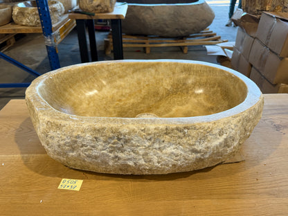 55-65cm Waschbecken aus Onyx – Ein echtes Unikat