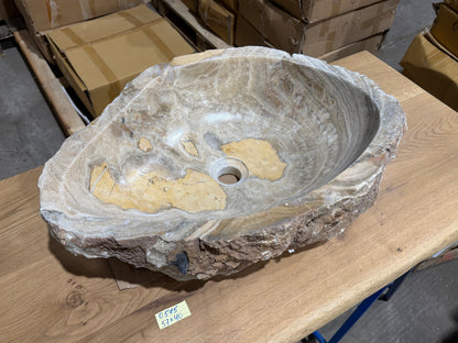 55-65cm Waschbecken aus Onyx – Ein echtes Unikat