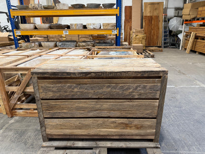 Kommode aus massiver Alteiche – 120 × 51 × 82 cm