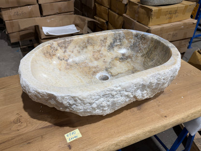 55-65cm Waschbecken aus Onyx – Ein echtes Unikat