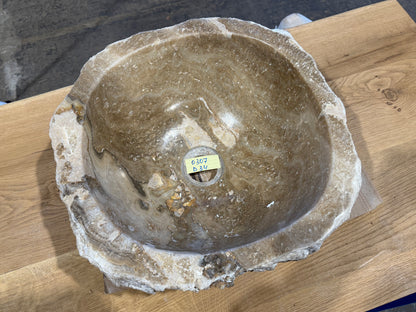 35 - 40cm Waschbecken aus Onyx – Ein echtes Unikat