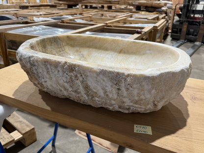 55-65cm Waschbecken aus Onyx – Ein echtes Unikat