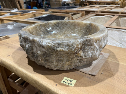 40 - 50cm Waschbecken aus Onyx – Ein echtes Unikat