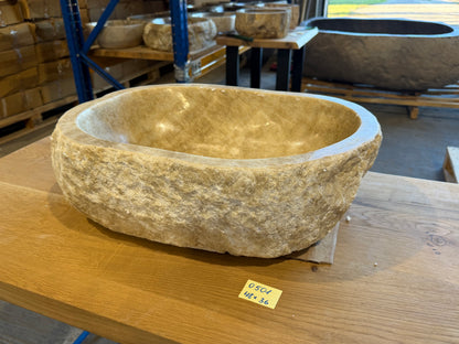 40 - 50cm Waschbecken aus Onyx – Ein echtes Unikat