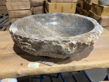 50-55cm Waschbecken aus Onyx – Ein echtes Unikat