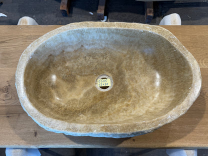 55-65cm Waschbecken aus Onyx – Ein echtes Unikat