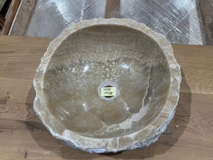 35 - 40cm Waschbecken aus Onyx – Ein echtes Unikat