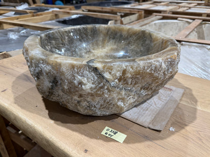 35 - 40cm Waschbecken aus Onyx – Ein echtes Unikat