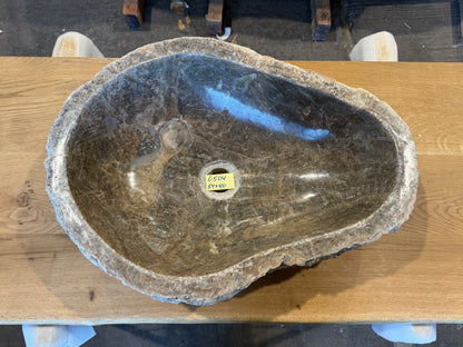50-55cm Waschbecken aus Onyx – Ein echtes Unikat