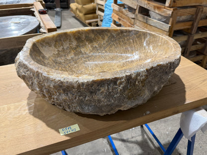 55-65cm Waschbecken aus Onyx – Ein echtes Unikat