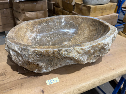 55-65cm Waschbecken aus Onyx – Ein echtes Unikat
