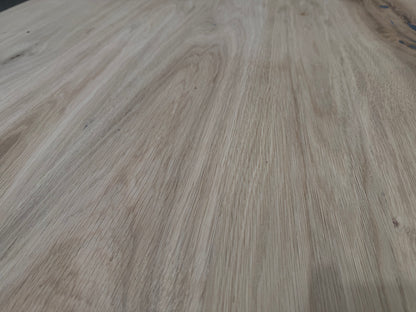 Massive Eichen-Tischplatte „Aurora“ – 300 × 120 cm – 4 cm – Oval