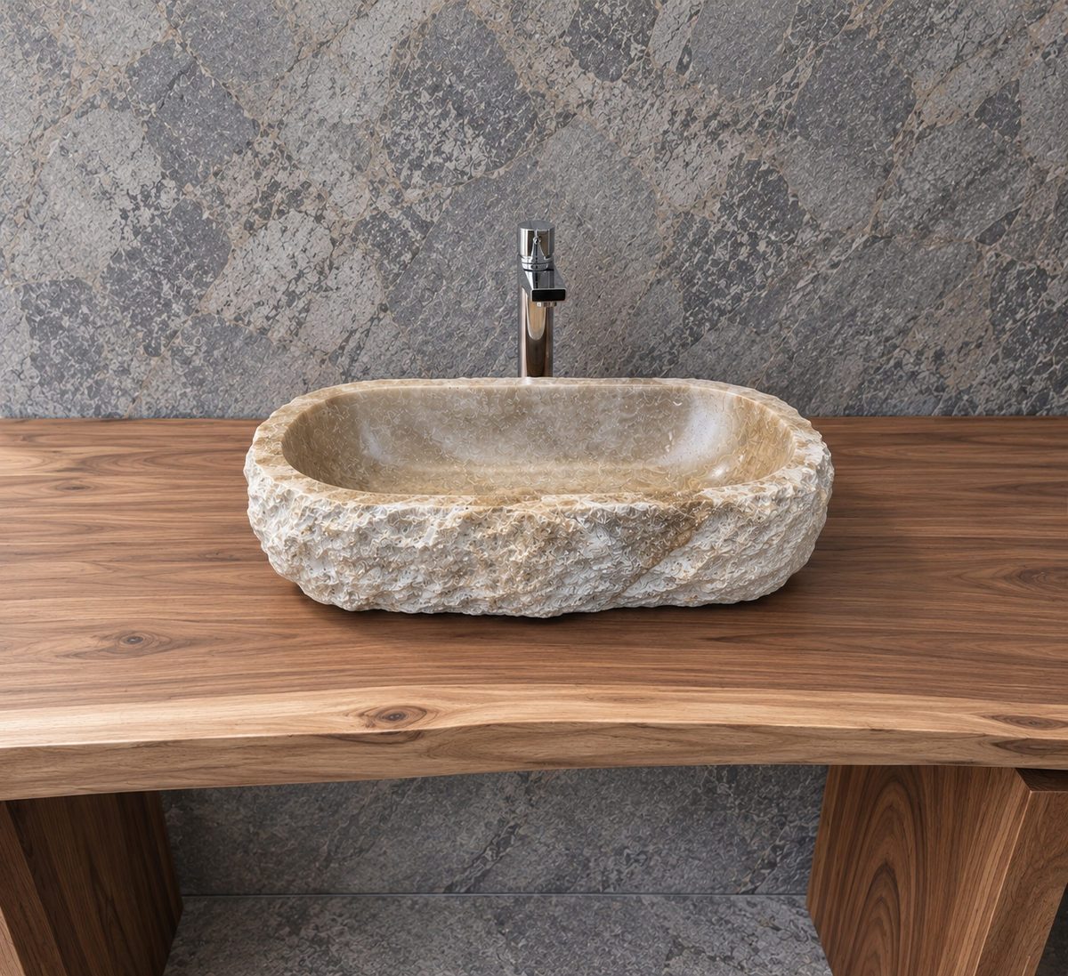 55-65cm Waschbecken aus Onyx – Ein echtes Unikat